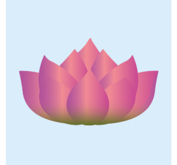 Suporturi pahare geeks înflorirea florii lotus - TenStickers