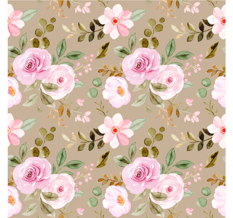 Suporturi pahare cu motiv floral botanic - TenStickers