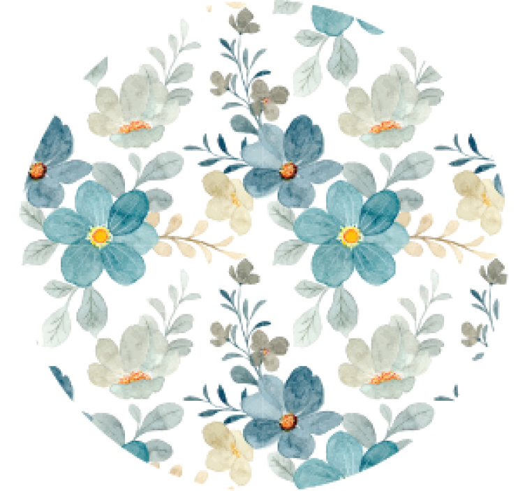 Suporturi pahare moderne cu finisaj texturat botanic - TenStickers