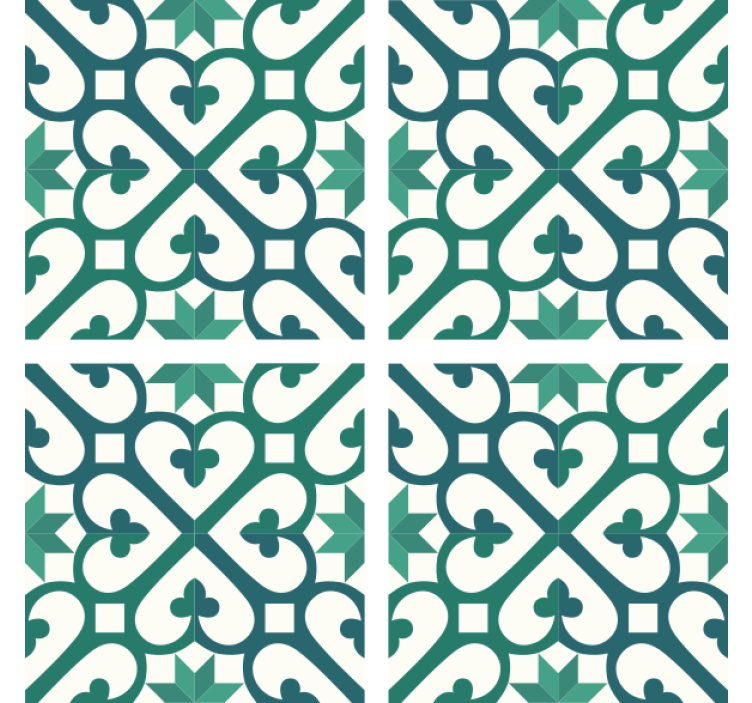 Suporturi pahare cu model geometric complex - TenStickers