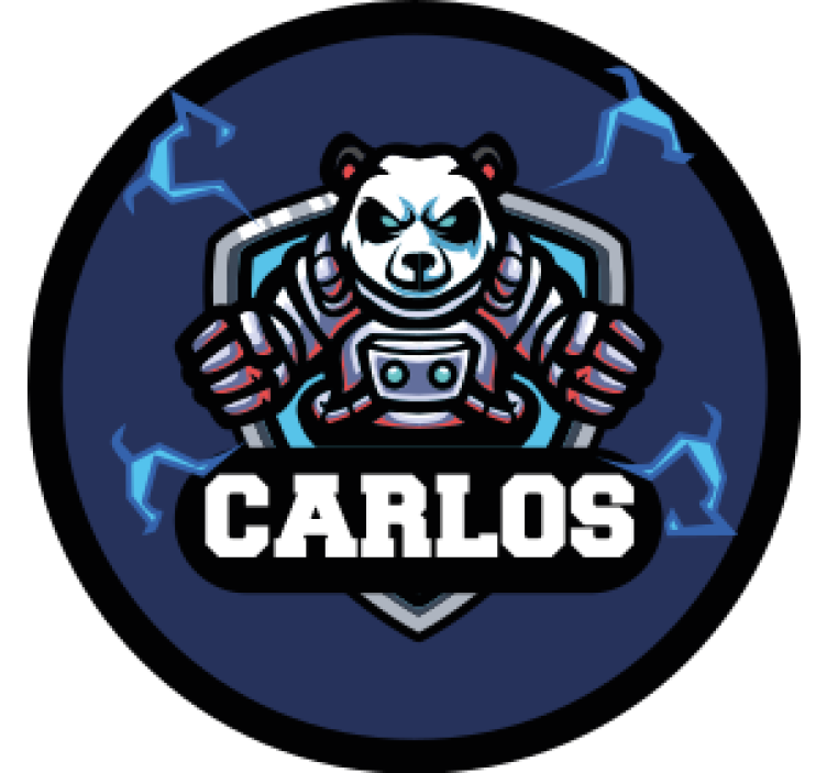 Suporturi pahare de bere cu emblemă panda personalizată - TenStickers