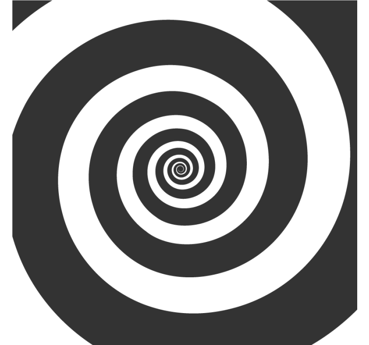 Suporturi pahare cu model spiral contrastant - TenStickers