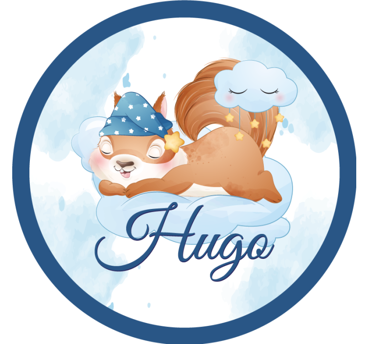 Suporturi pahare geeks visează relaxat veverița - TenStickers