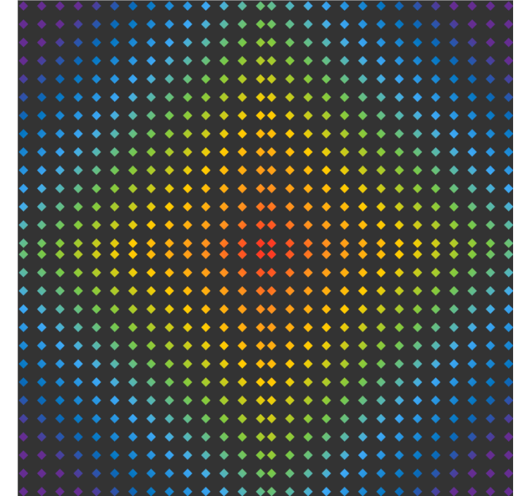 Suporturi pahare cu model colorat cu puncte - TenStickers