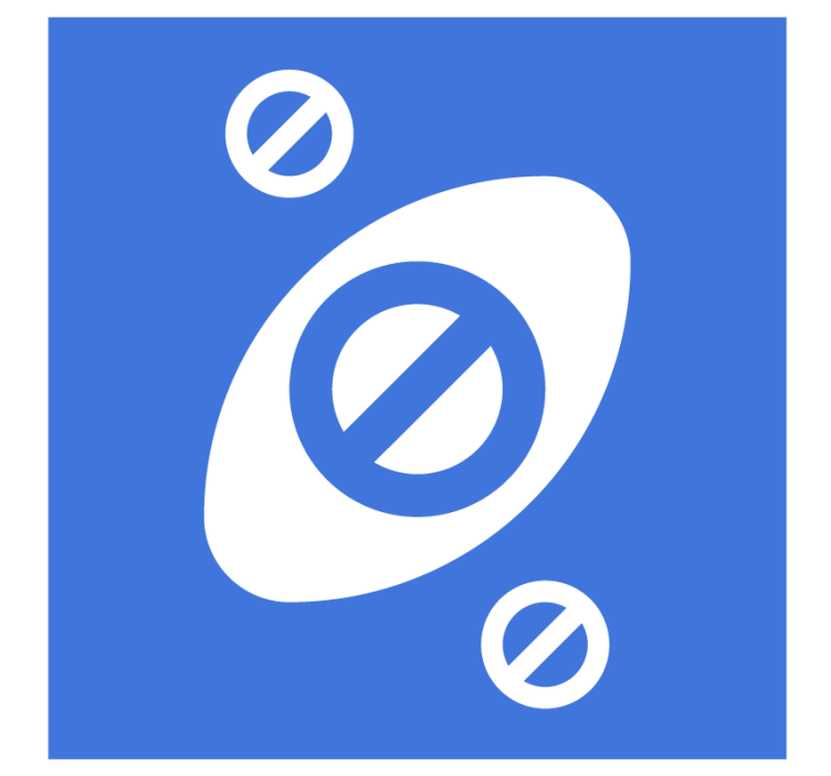 Suporturi pahare de bere forme albastre abstracte - TenStickers