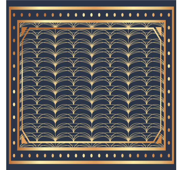 Suporturi pahare cu model geometric elegant - TenStickers