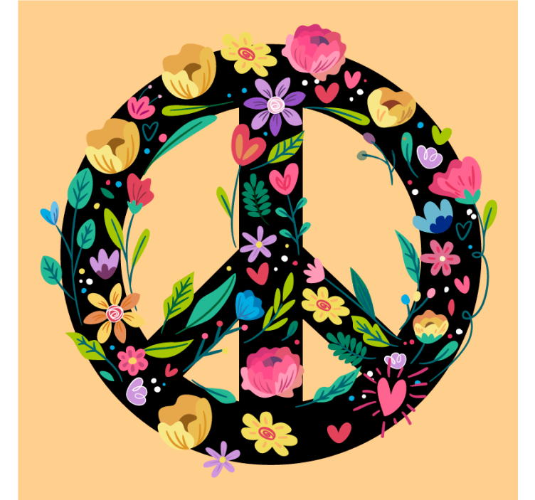 Suporturi pahare cu fraze simbolul serenității botanice - TenStickers