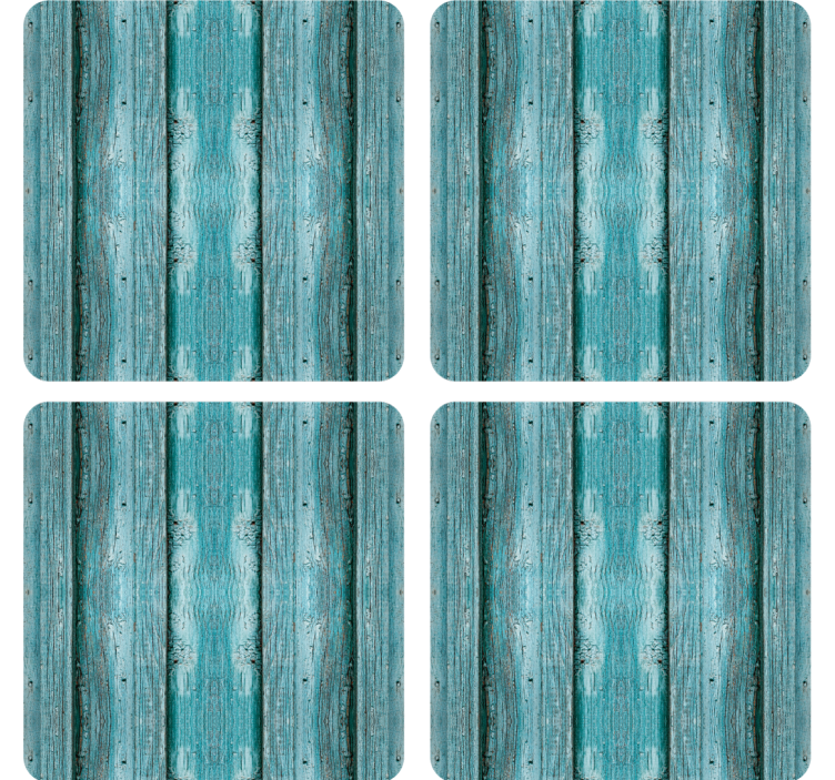 Suporturi pahare cu suprafață texturată din lemn - TenStickers