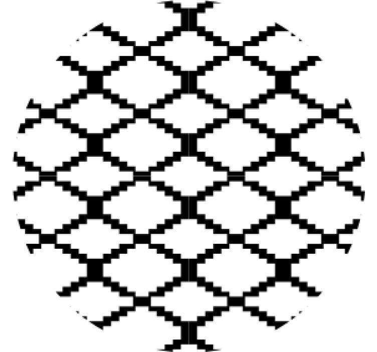 Suporturi pahare cu suprapunere de model geometric - TenStickers