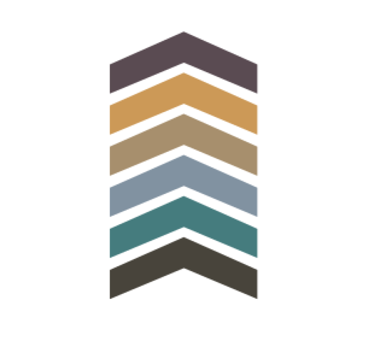 Suporturi pahare cu model chevron stratificat - TenStickers