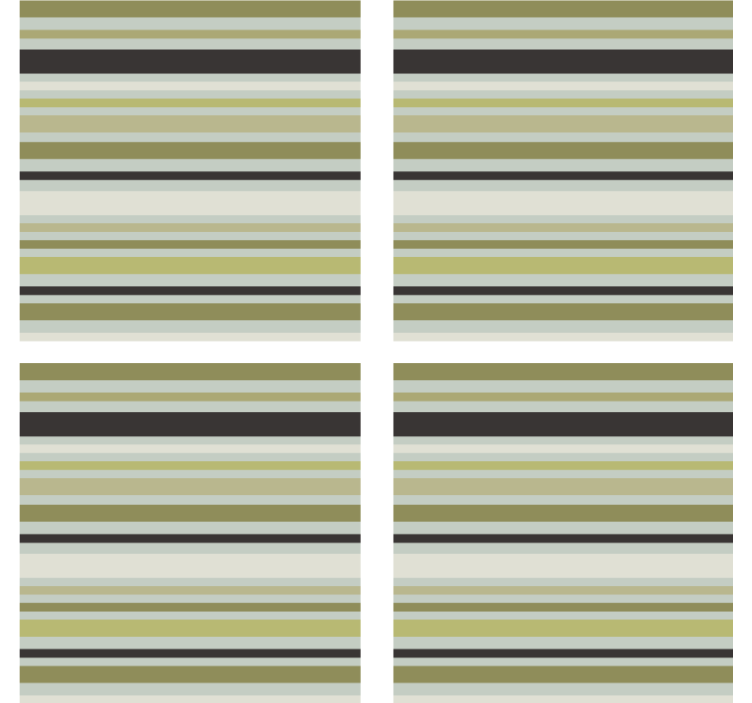 Suporturi pahare cu model dungi verzi și negre - TenStickers