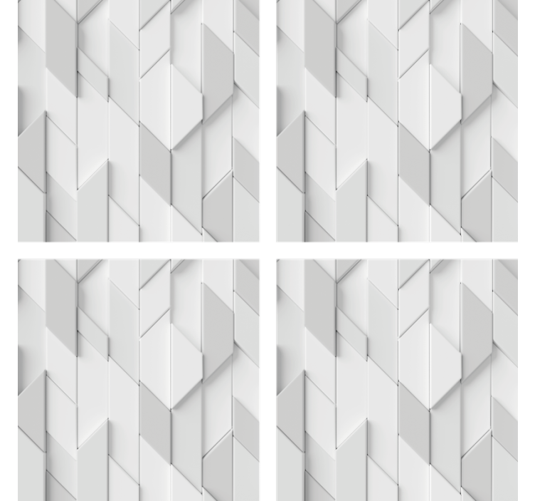 Suporturi pahare cu model relief geometric - TenStickers