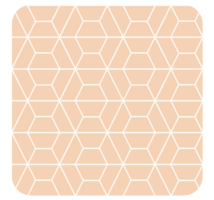 Suporturi pahare aranjament hexagonal geometric - TenStickers