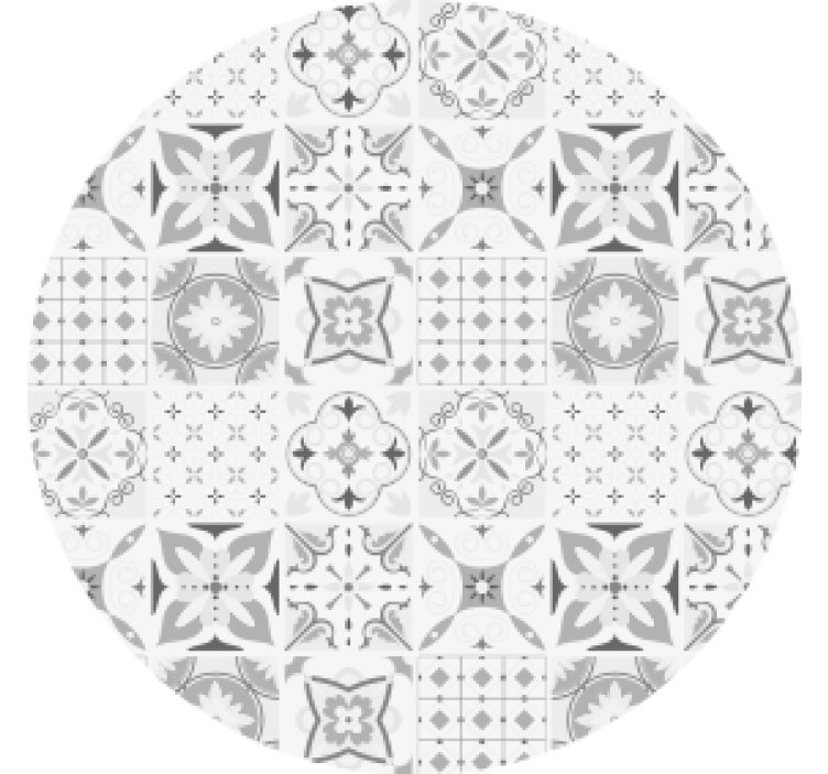 Suporturi pahare aranjament floral geometric - TenStickers