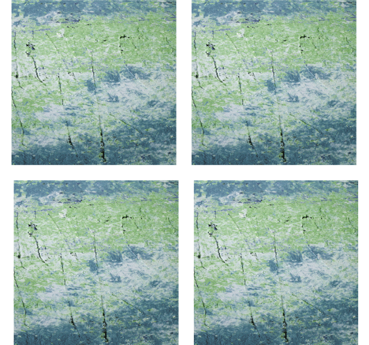 Suporturi pahare de bere cu suprafață verde texturată - TenStickers