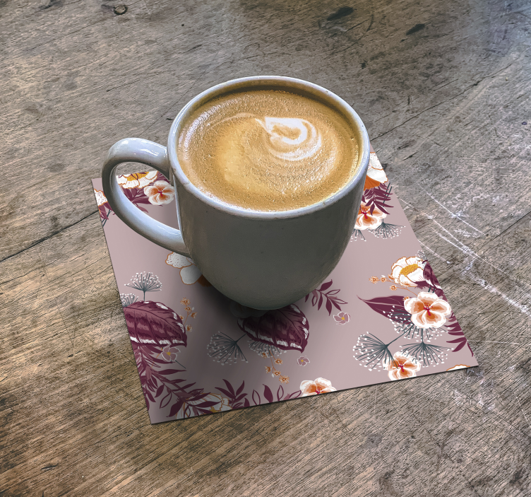 Colier de imprimeu floral colorat - TenStickers