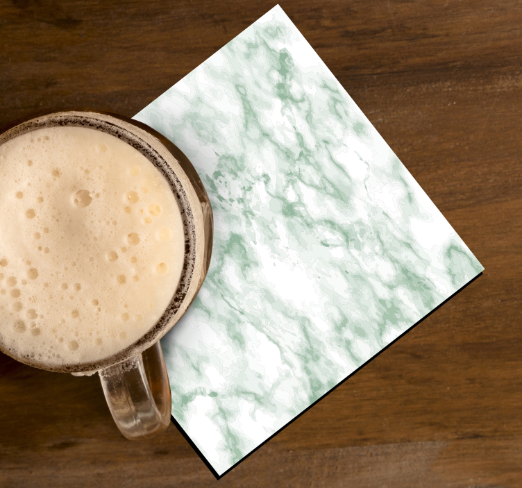 Coaster de băutură din marmură verde - TenStickers