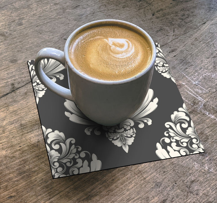 Coaster floral de băuturi de buchet - TenStickers