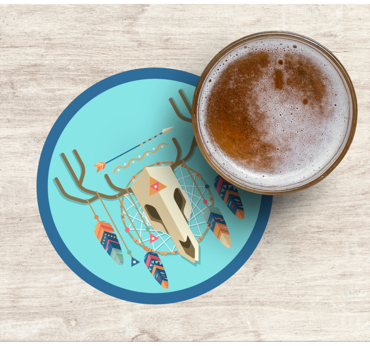 Craniu stil boho coaster modern - TenStickers