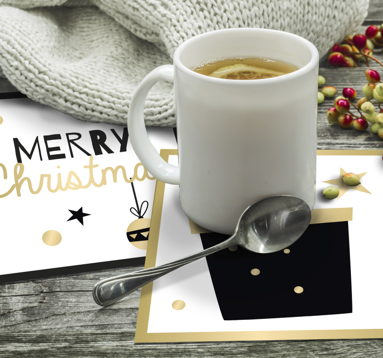 Cutie de cadouri elegant cu model de băutură - TenStickers