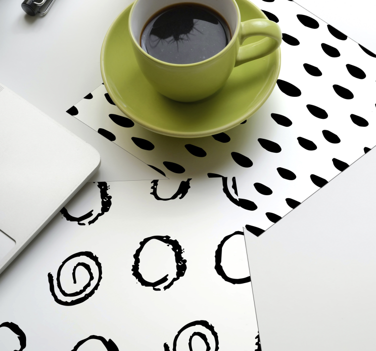 Diferite modele coaster modern - TenStickers