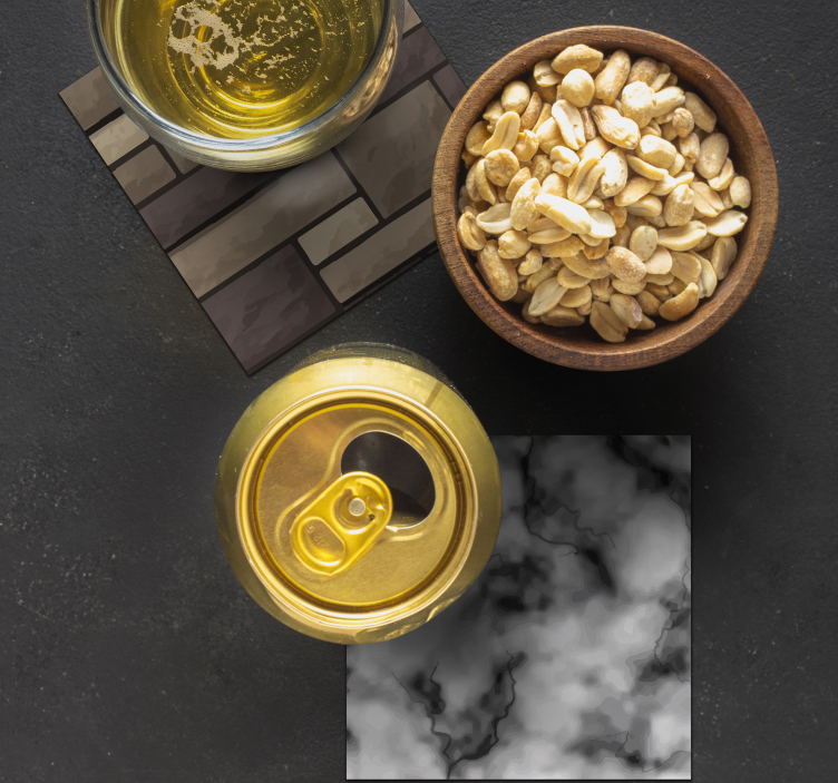 Texturi realiste bea coaster - TenStickers