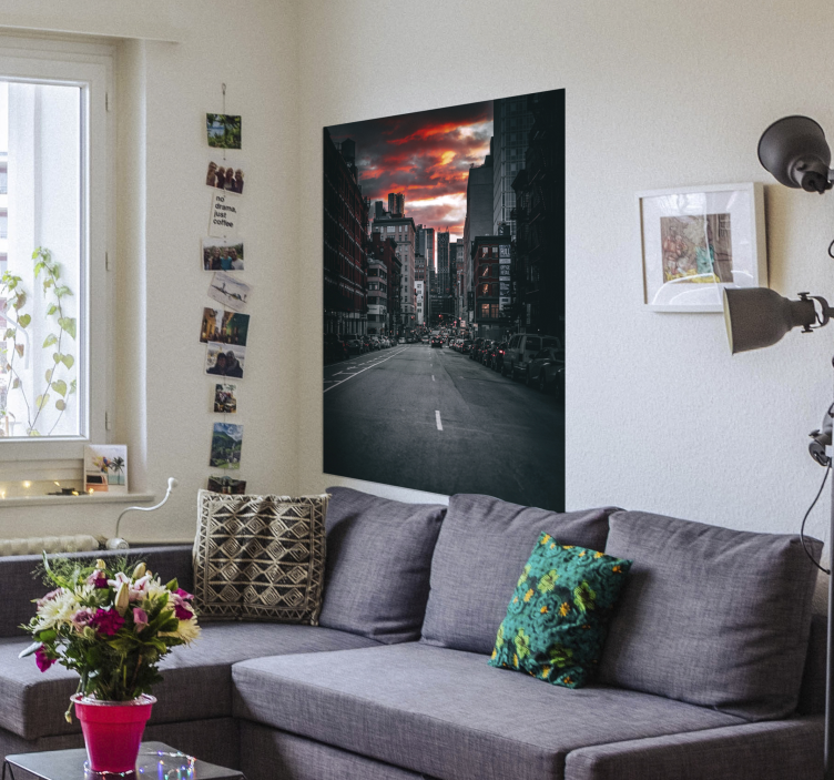 Poster stradal din orașul new york - TenStickers