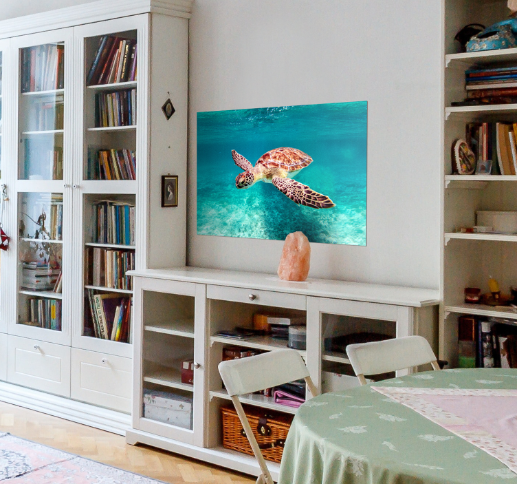 Poster cu alte animale broasca testoasa de mare - TenStickers