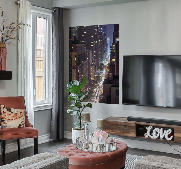 Afiș pentru clădirile orașului new york - TenStickers