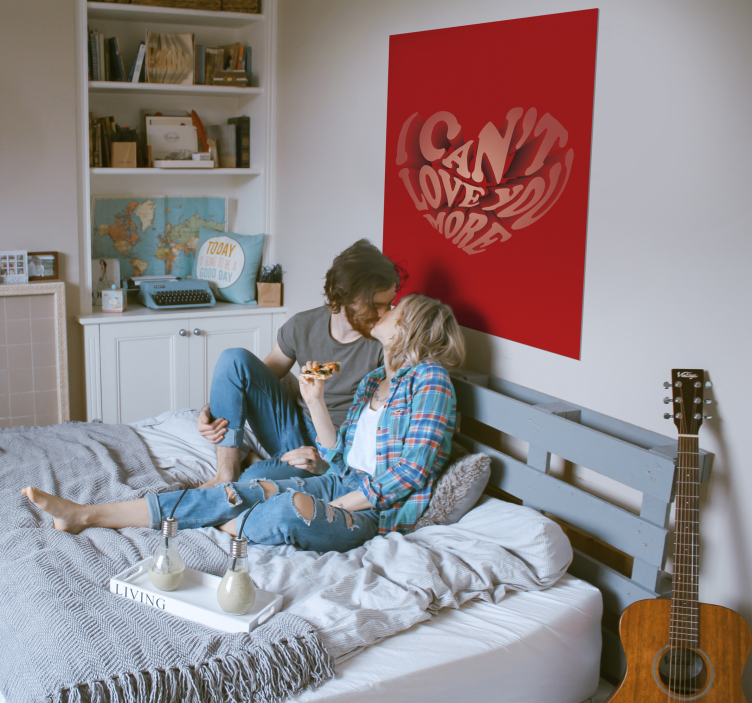 Poster cu fraze nu te pot iubi mai mult - TenStickers