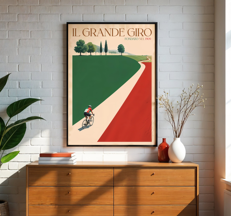 Poster ciclism il grande giro - TenStickers
