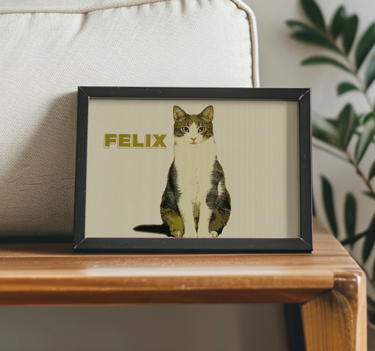 Poster cu alte animale ilustrație personalizată semi-ton - TenStickers