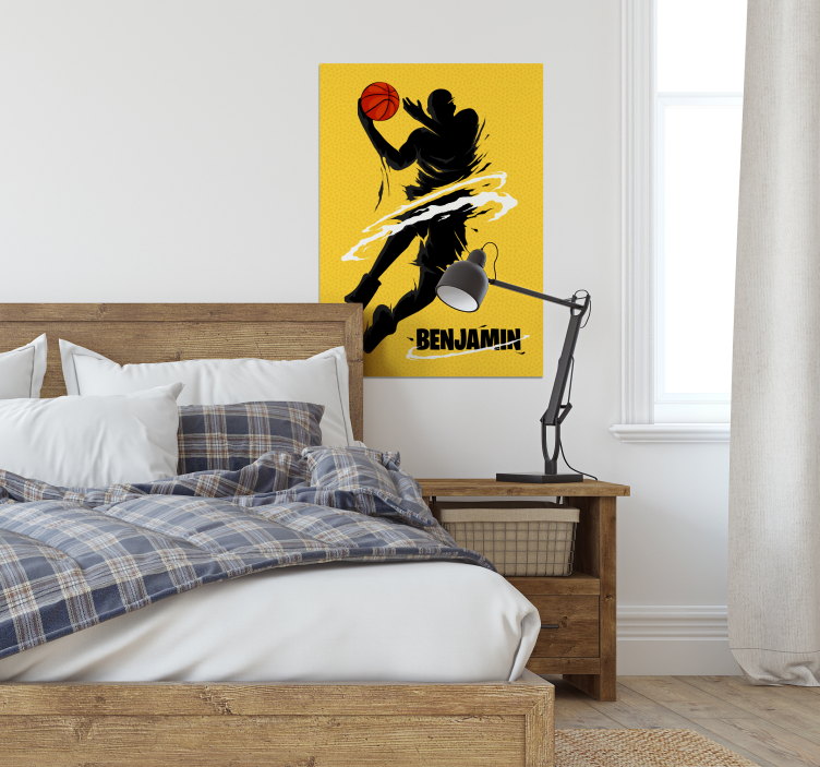 Afiș de sărituri de baschetbalist - TenStickers
