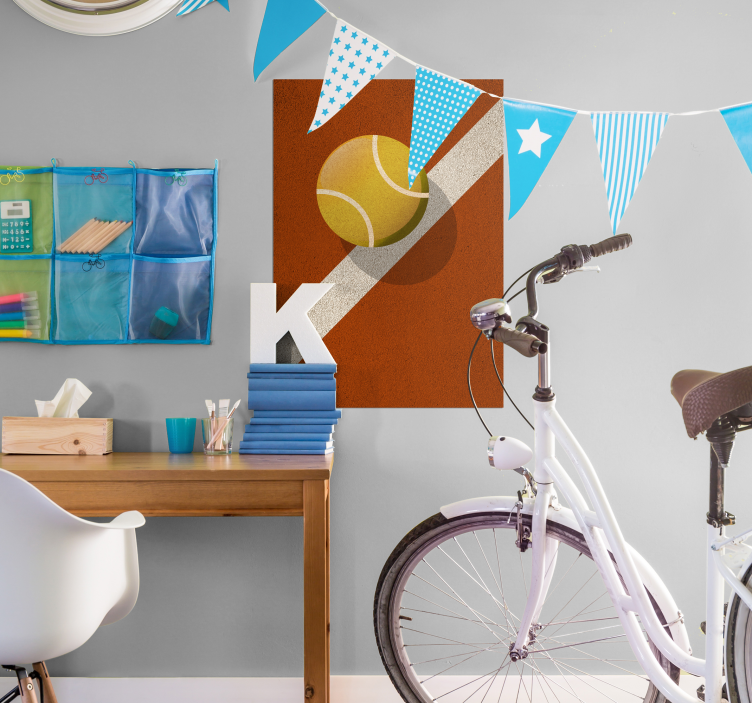 Poster de proiectare a mingii de tenis - TenStickers