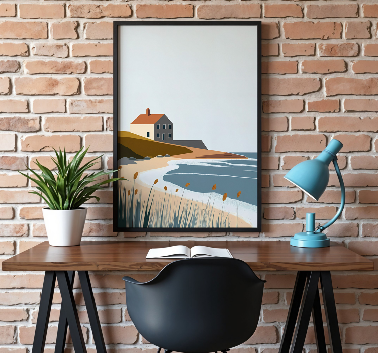 Poster desen artistic viata linistita - TenStickers