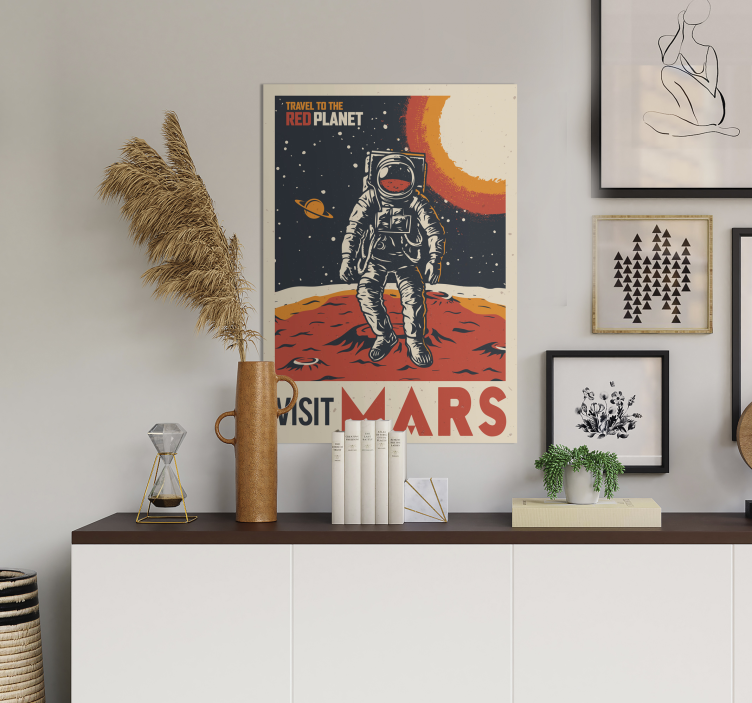 Imprimeuri de poster spațial astronaut - TenStickers
