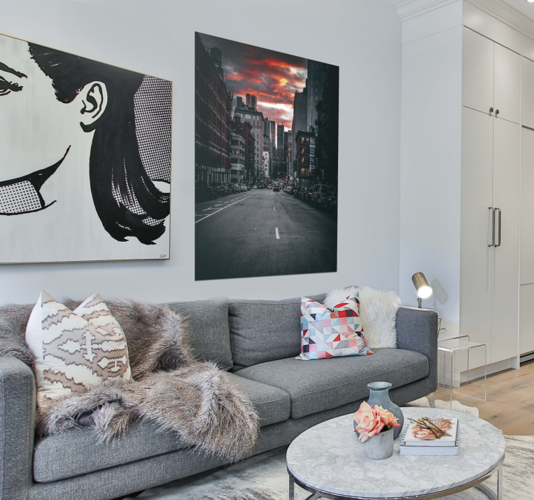 Poster stradal din orașul new york - TenStickers