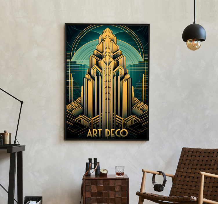 Posterul Art Déco turnul art deco - TenStickers