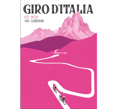 Poster ciclism val gardena - TenStickers