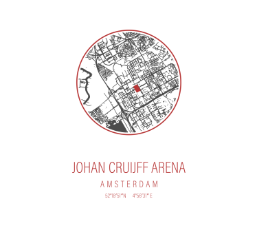 Poster sport arena amsterdam - TenStickers