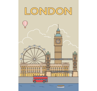 Posteruri orașe și țări londra - TenStickers