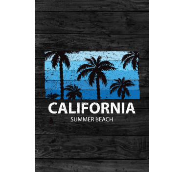 Posteruri orașe și țări poster plajă vară california - TenStickers
