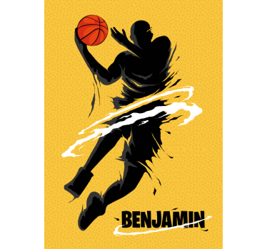 Poster de baschetbalist - TenStickers