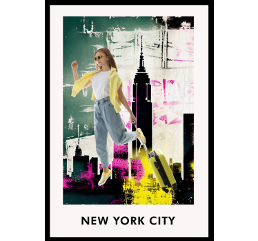 Poster pentru salon colegiul din New York - TenStickers