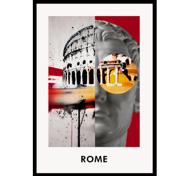 Poster pentru salon colegiul din Roma - TenStickers