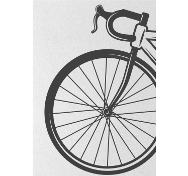 Poster ciclism bicicleta minimalistă Bicicletă minimalistă - TenStickers