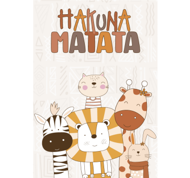 Poster pentru copii hakuna matata - TenStickers