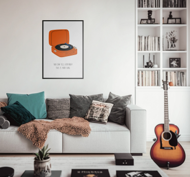 Poster pentru salon you say you love me, I say you crazyTu spui c - TenStickers