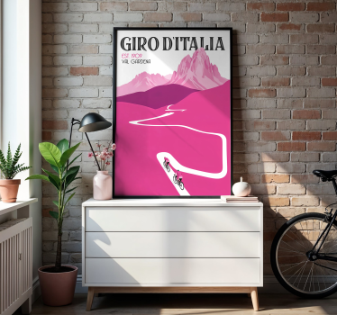Poster ciclism val gardena - TenStickers