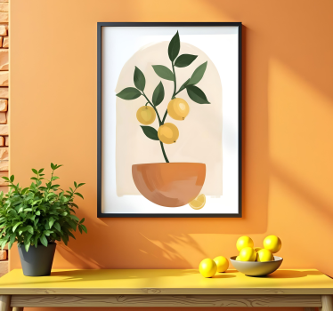 Poster cu plante pom fructifer mic - TenStickers